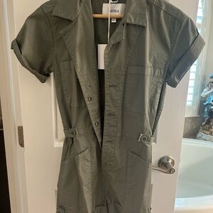 Pistola Olive Utility Jumpsuit